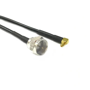 Noul F Masculin Feminin Jack Comutator MMCX Male Plug Unghi Drept RF Cablu Coaxial RG174 en-Gros Cabl Adaptor