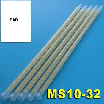 50PCS/lot Rășină Mixer Static MC/MS10-32 Duze de Amestecare pentru Duo Pack Epoxidice (miez Galben)