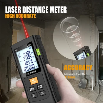 Aicevoos R7 telemetru cu laser portabile instrument de măsurare a distanței s7g lumină verde în aer liber telemetru distance instrument de măsurare