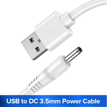 1.35*3.5 mm USB la DC 3.5 mm Cablu de Alimentare de 5V Incarcator Cablu Butoi Cablul de conectare Rapidă pentru HUB USB Ventilator Lampa Gaură Rotundă Adaptor