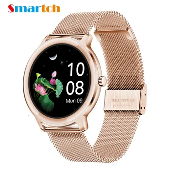 2020 smartch-ul 7.3 mm Super Slim Smart Watch Femei, Full Touch Screen Monitor de Ritm Cardiac, a Tensiunii Arteriale Smartwatch Pentru Android IOS