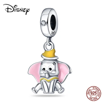 Seria Disney Autentic Argint 925 Drăguț Dumbo Farmecul Margele se Potrivesc Original Pandora Brățară Pentru Femei Bijuterii DIY Face