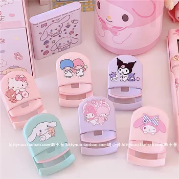 Kawaii Sanrios Accesorii Kuromi Cinnamoroll Mymelody Hello Kittys De Desene Animate Drăguț Mini Portabil Geană Bigudiu Fata Cadou