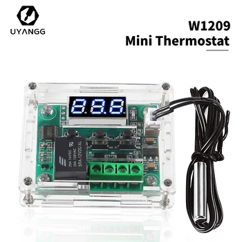 W1209 Mini Termostat DC 12V Digital Controler de Temperatura -50-110℃ Incubare Termostat de Control al Temperaturii Comutator Cu Caz