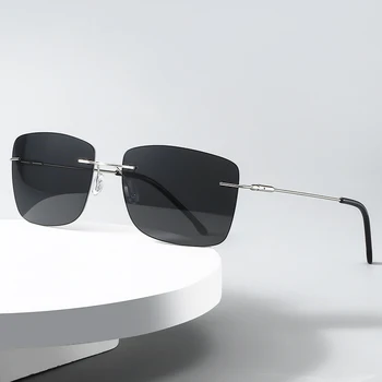 JackJad Moda Ultralight fără ramă Pătrată Stil Polarizat ochelari de Soare Pentru Barbati Conducere Sport de Epocă Ochelari de Soare Nuante ZC115