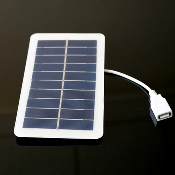 Panou Solar 5V 400mA 2W Ieșire USB Baterie Solara Incarcator MicroUSB Feminin portul de Încărcare Reglementare 3.7 V 18650 Celule animale de COMPANIE