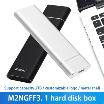 USB 3.1 A M. 2 unitati solid state SSD, Hard Disk Mobil Tip Cutie C Adaptor Card Extern Cabina de Caz Pentru M2 SATA SSD 2230/2242/2260/2280