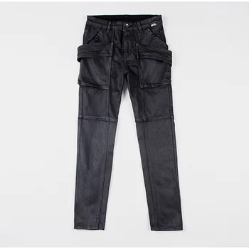 American Celebru Brand RO 2021ss Nou Strat de Ceară Blugi pantaloni de Trening Streetwear Techwear Y2k Barbati Pantaloni Pantaloni pentru Bărbați Îmbrăcăminte pentru Bărbați