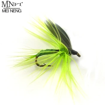 MNFT 10BUC [16#] Verde Quill Uscat Zbor Poate zbura Nimfa pentru a Zbura de Pescuit Păstrăv, Plătică Pește Pan