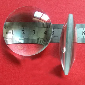50mm Optice din Sticlă distanță Focală de 50mm Dublu Convex Condensare Sticla Optica Lentile Biconvexe Lentilă de Mărire Lentile de Sticla 1 BUC
