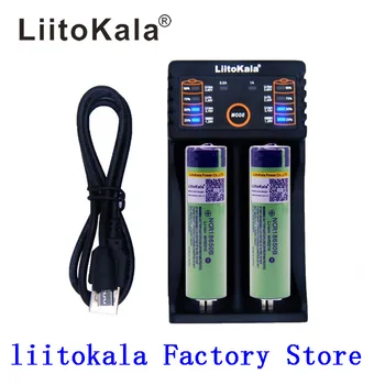 2 buc Liitokala 3400mAh 3.7 V 18650 Li-ion Baterie Reîncărcabilă (PCB) + Lii-202 USB 26650 18650 AAA AA Încărcător Inteligent