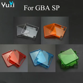 YuXi Clar Cristal Portocaliu Caz Acoperire pentru Gameboy Advance SP pentru GBA SP Consola de Joc coajă de Protecție de locuințe Caz