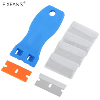 FIXFANS OCA Glue Remover de Ras din Plastic cu Racleta 5pcs Metal Blade pentru Telefonul Mobil Ecran LCD de Reparare Lipici Instrument de Curățare