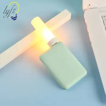 1 buc Flacără USB Plug Lampă de Putere Mobil de Calculator de Încărcare Mică Carte Lămpi Convenabil Pentru a Transporta Carte Mică de Iluminat cu Efect de Flacără