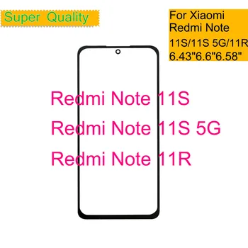 10buc/Lot Pentru Xiaomi Redmi Notă 11S 5G Ecran Tactil Panoul Frontal Exterior Lentilă de Sticlă Pentru Redmi Notă 11R LCD Frontal din Sticlă Cu OCA