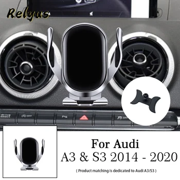 Masina Încărcător Wireless, Închiriere de Telefon Mobil Titularul Monteaza Gps Stand Suport Pentru Audi A3 S3 8V 2014-2020 Accesorii Auto