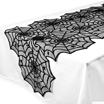 Tabelul Runner Păianjen Înfricoșător Web Capac de Masă Petrecere Ornamente de Masă pentru Halloween Acasă Masa de Halloween Decor WWO66