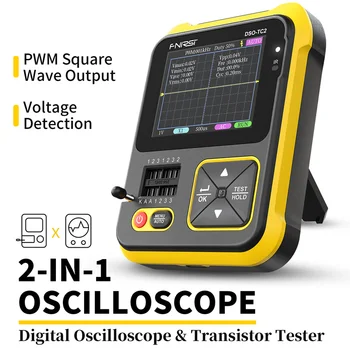 Osciloscop Digital portabil Tranzistor Tester 2-în-1 Multi-funcție Multimetru Diodă de Tensiunea LCR Detecta PWM Out