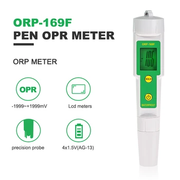 ORP-169E/169F ORP Metru Redox Tester Detector Cu Inlocuit Sonda Redox Potențial Analizor