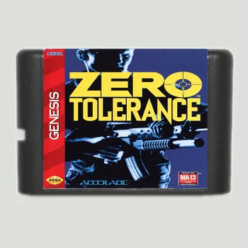 Toleranță Zero față de 16 biți MD Carte de Joc Pentru Sega Mega Drive Pentru Genesis