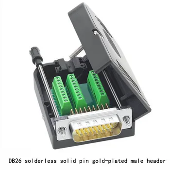 DB9/DB15/DB25/DB26/DB37/VGA de sex Masculin și de sex Feminin Antet Solderless COM Port Serial cu 9 pini Plug-in Conector