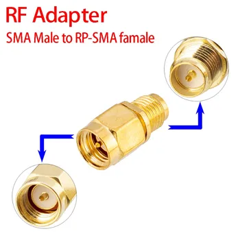 SMA Male La RP-SMA Male Conectori RF Sau RP-SMA Male La RP-SMA Male Conectori RF Adaptor de Comunicații Piese