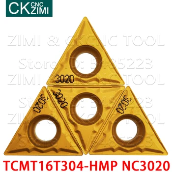 TCMT16T304-HMP NC3020 TCMT16T308-HMP NC3020 CNC Carbură de a Introduce Interne de Cotitură Instrument Mecanic de metal strung Instrumente TCMT pentru oțel
