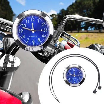 Universal Impermeabile Motocicleta Motocicleta Ceas Ghidon Cadran de Ceas cu Ceas 36 mm Aur Negru Argintiu Albastru