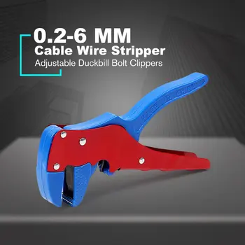 Sârmă Stripteuză 0.2-6 MM Pătrat Reglabil Automat de Cablu de Sârmă Stripteuză Cu Cutter Duckbill Îndoiți Nas Clește pentru Dezizolat Sârmă