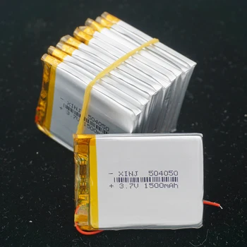 10buc 3.7 V, 1500 mAh 504050 Polimer Li Litiu Acumulator Lipo Mobil Pentru GPS Sat Nav DIY Camera E-Book de Conducere Recorder