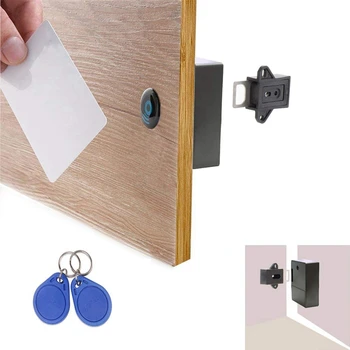 RFID Electronice Cabinet de Blocare Ascunse DIY Pentru Dulap din Lemn Sertar Dulap Dulap Card RFID Tag-ul Invizibil de Blocare a Ușii