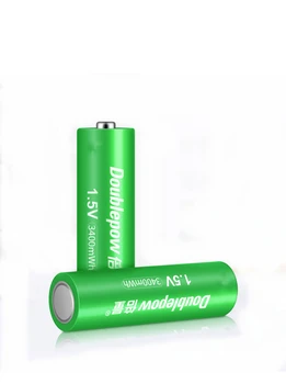 2 buc/lot Nou de vânzare fierbinte 1.5 v 3400mWh AA baterie reîncărcabilă litiu microfon de jucărie baterie reîncărcabilă litiu