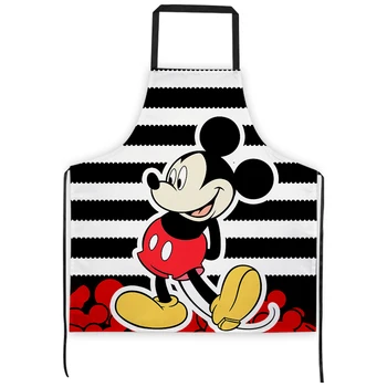 Disney Mickey Minnie Mouse de Gatit Bucatarie Sort din Poliester rezistent la apa cu Ulei-Dovada pentru Femeie Avental De Tradițională Delantal Cocina