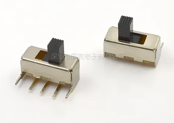 20buc SS12F23 comutator orizontală SS-12F23 4MM cinci-picior comutator 1P2T SPDT Comutator Glisant Miniatura