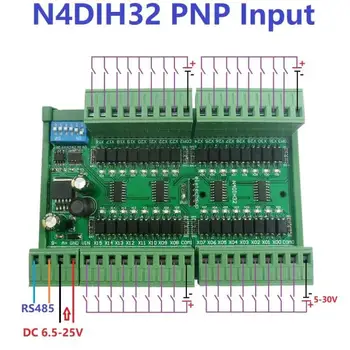 N4DIH32 N4DIM32 32 Canal RS485 IO Controler de Intrare Modulul