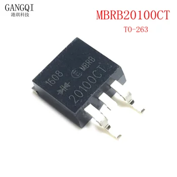 10BUC/LOT Nou MBRB20100CT MBR20100 B20100G SMD SĂ-263 redresoare Schottky diode În Stoc