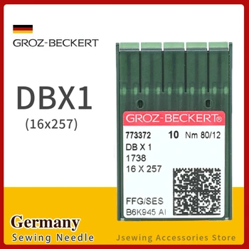 10 BUC DBX1 Groz-Beckert Ace pentru Mașini de Cusut Industriale Lockstitch Accesorii DB*1 16x257 Tricotat JUKI FRATELE CANTAREATA