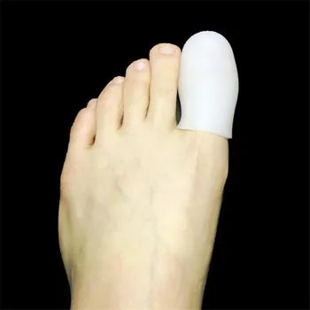 10BUC Degetul Mare Protector Degetul mare Grijă Silicon Moale Respirabil Picioare Bataturi Blistere bombeu Acoperi Inflamație la picior Deget de Gel Tub de Îngrijire a Sănătății