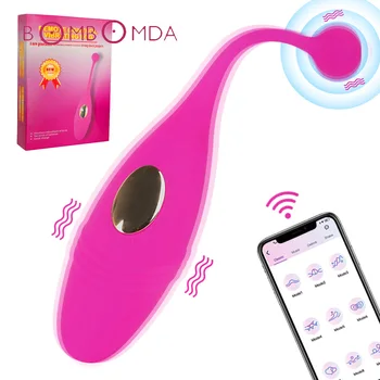 9 Frecvența Vagin Vibrator G-spot Masaj Silicon Wireless APP Control de la Distanță Bluetooth Conecta Clitoris Adult Jucarii Sexuale pentru Femei