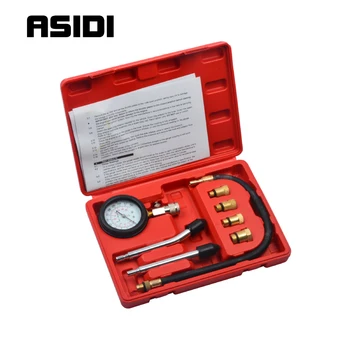 ASIDI 8 Buc Cilindru Motor Tester de Compresie Ecartament M10, M12, M14, M18 Auto Camion Masina 