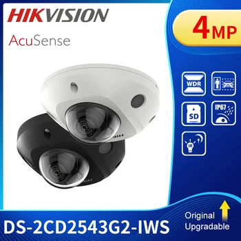 Hikvision Videocamera WIFI 4MP AcuSense POE Camere de Supraveghere Wireless cu Două sensuri Vorbim DS-2CD2543G2-IWS Înlocui DS-2CD2543G0-IWS