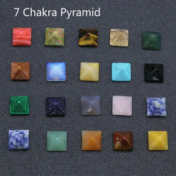 Chakra Naturale Piramida De Piatră Acasă Decor Cristale De Vindecare Chakrele Reiki Pietre Accesorii Meditație Ornament Cadouri Bijuterii