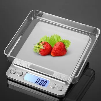 Portabil Mini LCD Digital Scale de Greutate Scară de Echilibru Valiza Barista Scară 500/0.01 g 3000g/0.1 g de Bijuterii de Călătorie Instrumente de Bucatarie