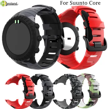 de vânzare la cald Pentru Suunto Core Bratara Sport în aer liber, ceas Silicon curea watchBands Înlocuire Brățară ceas Inteligent Accesorii