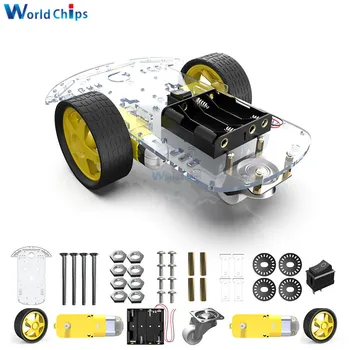 diymore 2WD Robot Inteligent Șasiu Auto Kituri diy kit cu Viteză Encoder pentru Arduino 51 M26 DIY Educație Robot Inteligent Car Kit