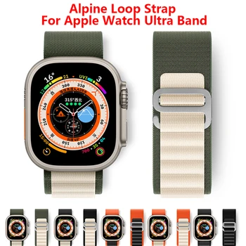 Alpine bucla curea Pentru Apple watch Ultra band 49mm 44mm cu diametrul de 40mm, 45mm 41mm 42mm bratara correa Apple a uita-te la seria 7 6 3 4 5 se 8