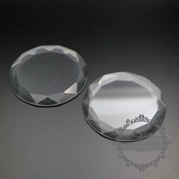 58mm cabochon rotund de sticlă pentru DIY compact oglindă bijuterii consumabile 4110143