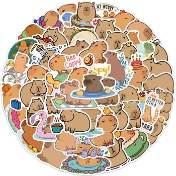 10/50Pcs Drăguț Capybara Set de stickere pentru Laptop Chitara Album și Reviste Cadou pentru Băieți și Fete Petrecere de Ziua