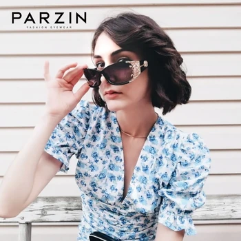 Femei de moda a Polarizat ochelari de Soare de Designer de Lux UV400 Protejarea Nuante inchise pentru Doamna Clasice en-Gros Ochelari PZ9218