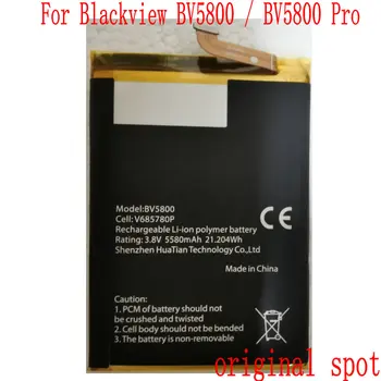 De Brand nou original 5580mAh V685780P Acumulator de schimb Pentru Blackview BV5800 / BV5800 Pro Telefon Mobil Inteligent Baterii Bateria